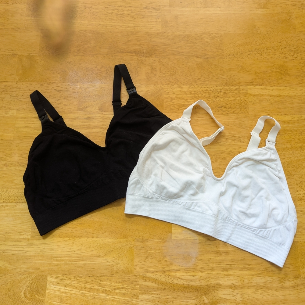 Seraphine Black and White Minimalist Bras